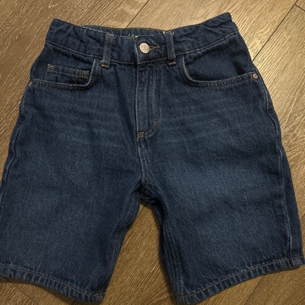 Mini Boden Dark Blue Denim Shorts Size 10Y